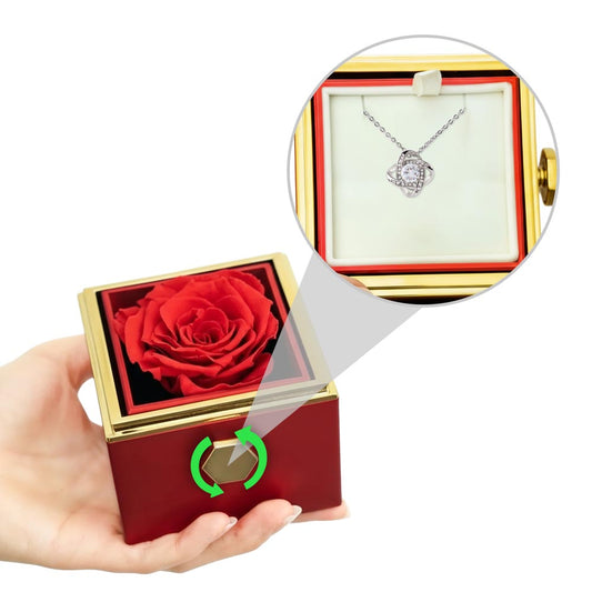 Love Knot Rotating Rose