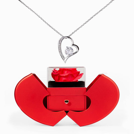 Forever Love with Red Heart Box